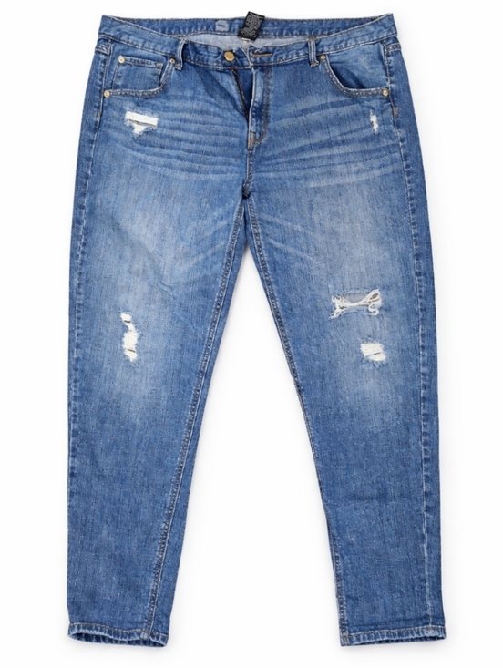 Mossimo Denim Denim - Mossimo Skinny Boyfriend Blue Denim Cotton Spandex Blend Womens Jeans Sz 14